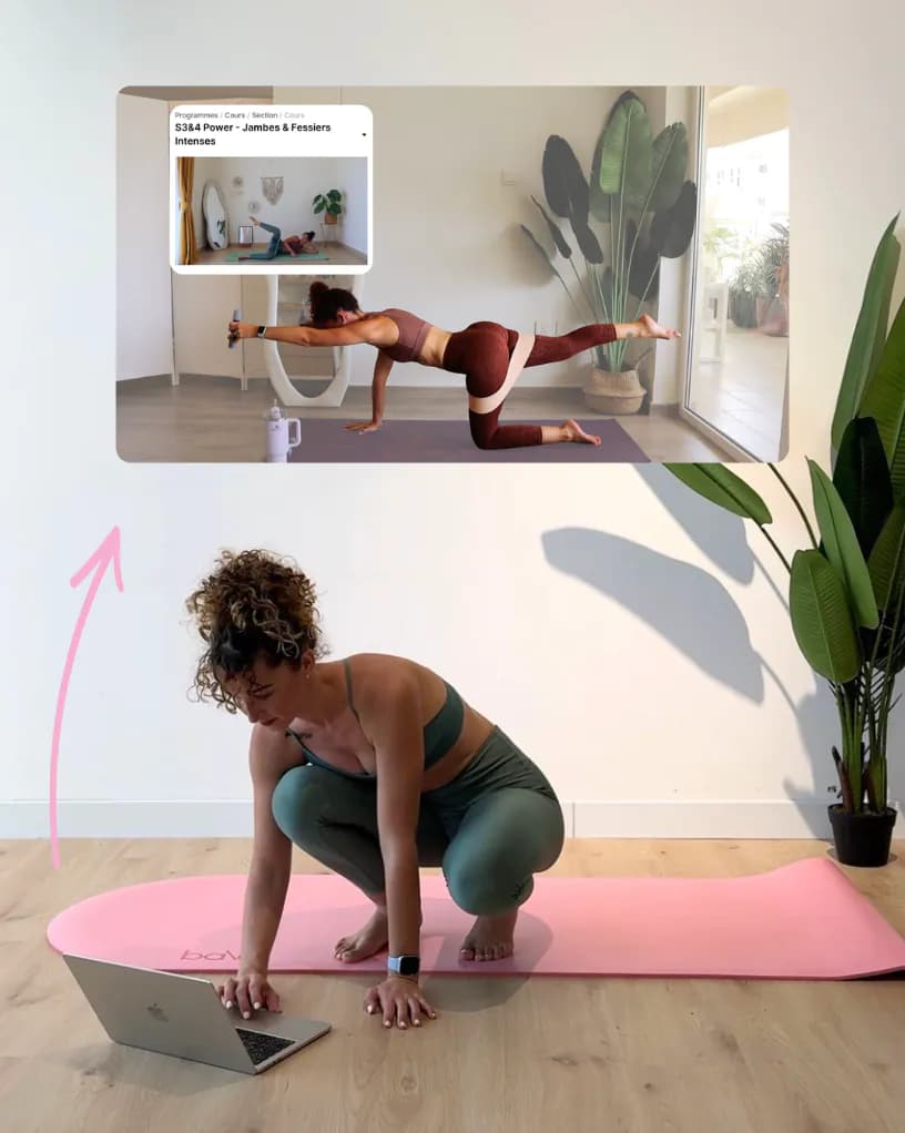 Transformation posture avant / après